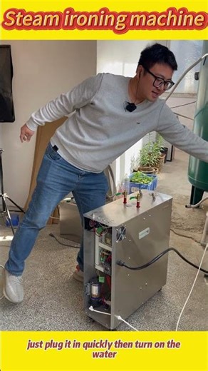 This steam generator is not only suitable for steaming food and other industries but also fo ironing