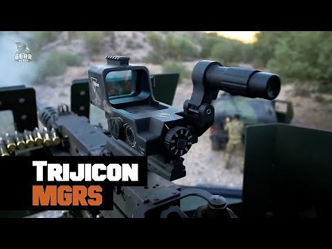 The Trijicon MGRS can practically turn a .50 cal into a sniper rifle