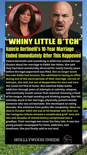Valerie Bertinelli's 10 Year Marriage Ended Immediately After This Happened #shorts