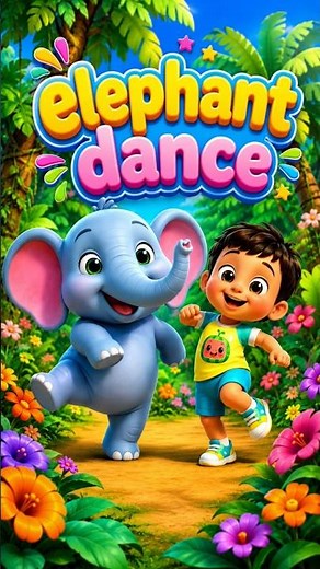 The Elephant Dance Song | Fun Animal Songs for Kids | Nursery Rhymes | Tiny Tails TV