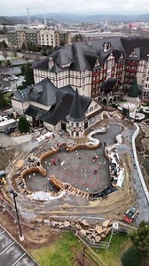 145K views · 8.3K reactions | Phase 2 continues with concrete at The Inn At Christmas Place, Pigeon Forge, Tennessee. We are building an Insane Lazy River winter wonderland. When this pool is finished, you will be able to stay there and enjoy all the fantastic amenities: lazy river, grottos, spa, candy cane water features, lounging areas, and fire features… #insanepools #lucaslagoons #poolbuilders #construction | Lucas Lagoons | Facebook