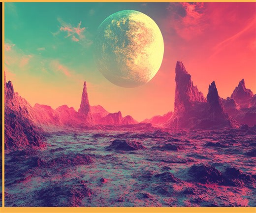 ArtStation - 303 Alien Worlds & Strange Landscapes: Space Terrains | Artworks