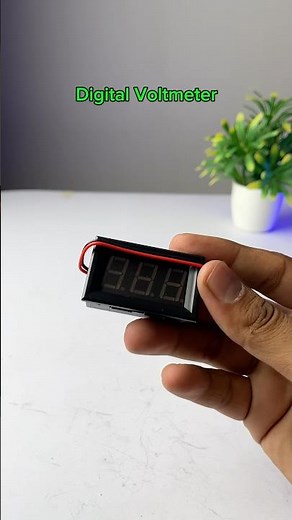 Digital Voltmeter - How to Use a Voltmeter #shorts #diy #arduino