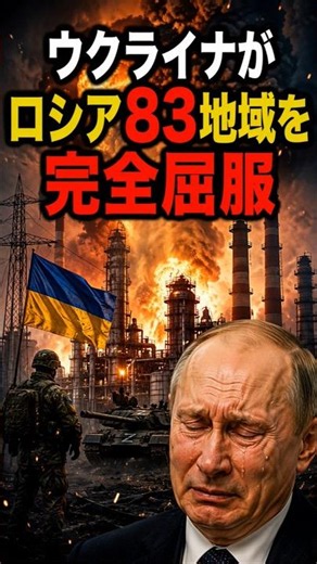 ウクライナがロシア83地域を完全屈服させた！…プーチンの帝国の末路 #軍事 #ミリタリー