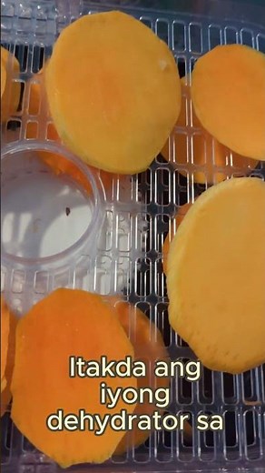 How to make mango chips.