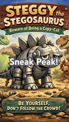 Steggy the stegosaurus sneak peak