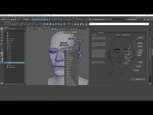 Maya Auto Face Rig Tool (OFR Demo)