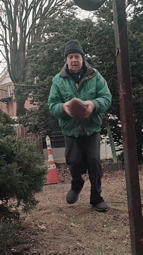 QB practice...10 yard pass...small target. Think I can do it.