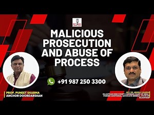 Malicious Prosecution And Abuse Of Process