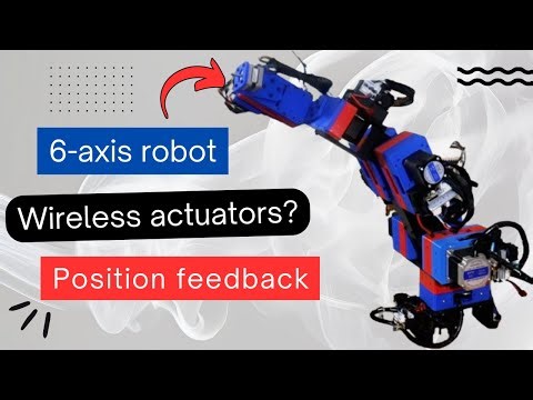 6-axis robot made with the only stepper motor based actuator you will ever need