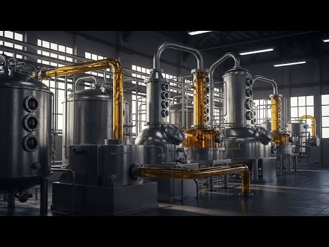 Inside Alcohol Manufacturing Factory | From Raw Material to Bottle