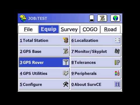 Carlson SurvCE Tutorial: Setting Up an S321+ Base and Rover Using an External Radio