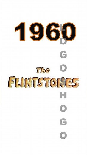 The Flinstones Logo Evolution #shorts #theflintstones #cartoon
