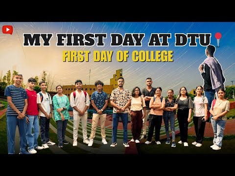 My First Day at DTU 🏫 | Freshers College Life Vlog Begins!💌