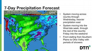 Active U.S. Pattern. Wind advisories in the West, winter storm advisories from Pacific Norwest to Upper Midwest. WATCH more in the Market Weather Outlook for Nov. 28: | DTN/The Progressive Farmer | Facebook
