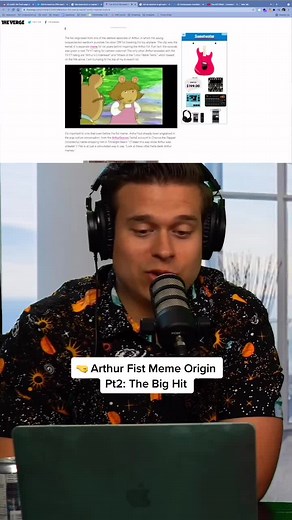 Arthurs Big Hit pt2 #memehistory #arthurfist #arthur #cartoonreaction #podcastvids #arthursbighit #memehistory