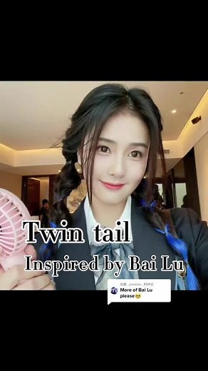 Cute Twin Tails Hairstyle Tutorial by Bailu