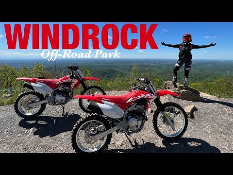 Riding Dirt Bikes At The BIGGEST Off-road Park In The Country! - Windrock Tennessee | CRF250F