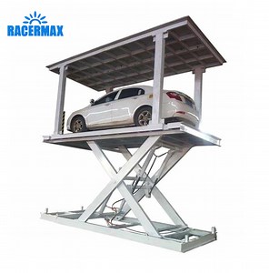 [Hot Item] Underground Garage Lift Basement Car Scissor Lift Double Deck Parking Lift for Garage