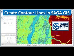How to Create Contour Lines From DEM in SAGA GIS