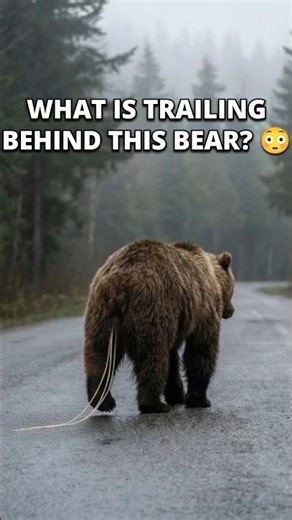 What Is Trailing Behind This Bear? 😳 | Nature’s Dark Reality