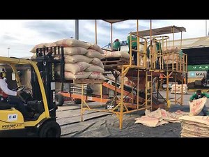 Loading Bulk Coffee for Export