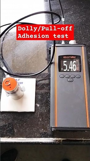Pull-off Adhesion test | ASTM D-4541 | Dolly test | Coating Test| #shortsfeed #ytshorts #dollytest