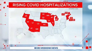 COVID LATEST: For the first time in two months, COVID infections are rising again across the U.S., with 44 states seeing a rise in new and daily cases as winter approaches. | CBS Evening News