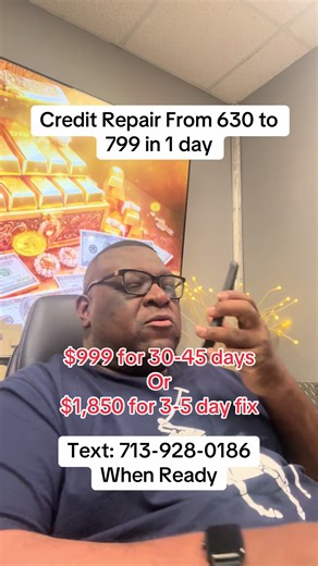 Credit Repair From 630 to 799 in 1 day#askalterrihenri #alterrihenriinvestments #apostlealterrihenri #businessownerslife #middlemanconference