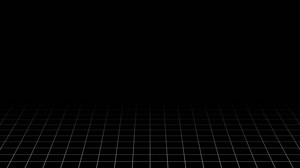 Download 3D perspective white grid lines on bottom looping animation on black color background for free