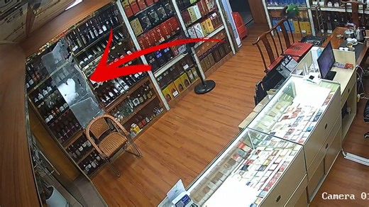 Mystery glass cabinet spontaneous explosion