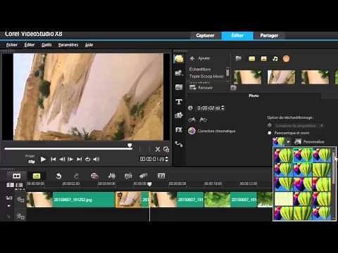 comment utiliser corel videostudio x8 partie 1