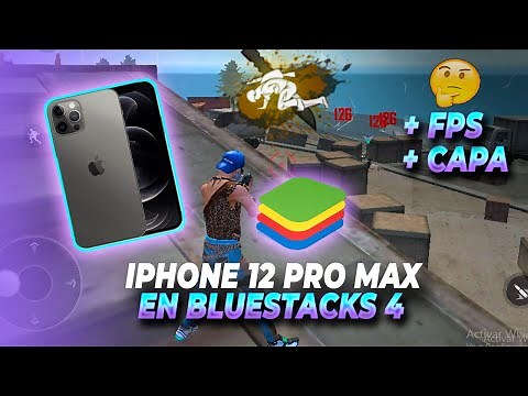 Como Emulador IPHONE 12 PRO MAX en BLUESTACKS 4!! 240fps