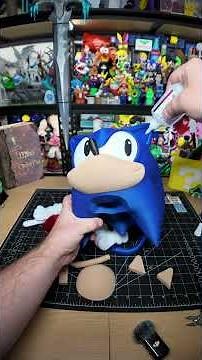 I SUPERSIZED a Sonic Figurine
