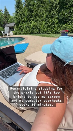 praxis prep is no joke!! . . . . #praxisbabe #futureteacher #teacheronsummerbreak