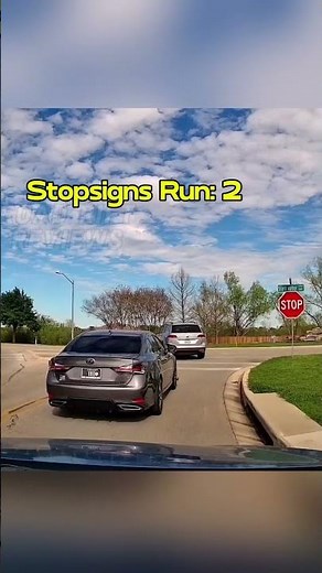 Stop Sign Runner Surprise