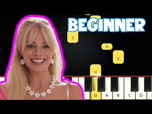 Barbie Girl - Aqua | Beginner Piano Tutorial | Easy Piano