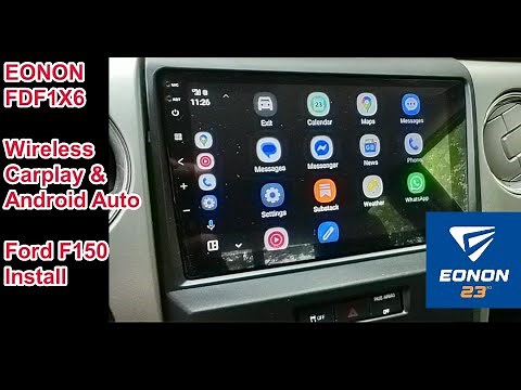EONON Wireless CarPlay & Android Auto Install Ford F150 2009-2014