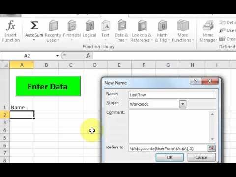 Lesson 32.1 User Form Introduction in VBA