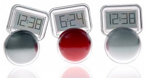 Wobble LCD Clock with Batteries