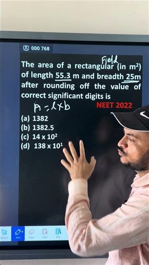 Significant Figures in 10 Seconds ⚡ NEET Level Question #physicsshorts #neetphysics #studymaterial