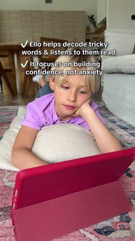 Meet Ello, the read-along companion guiding your child to confident, independent reading.