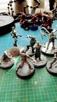 Marvel Crisis Protocol Core Set Characters Built #marvelcrisisprotocol #miniaturepainter