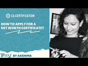 How to Apply Net Worth Certificate for Visa Application , Bank Loan | Net Worth Certificate by a CA