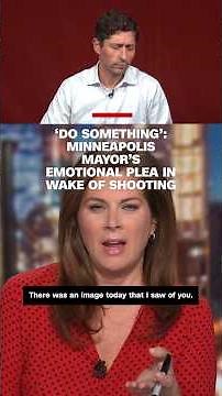 'Do something': Minneapolis mayor's emotional plea in wake of shooting