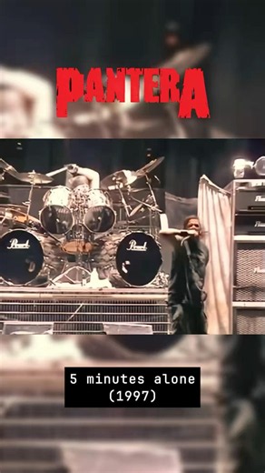 Pantera “5 minutes alone” (1997) #pantera #dimebagdarrell #philanselmo #vinniepaul #rexbrown