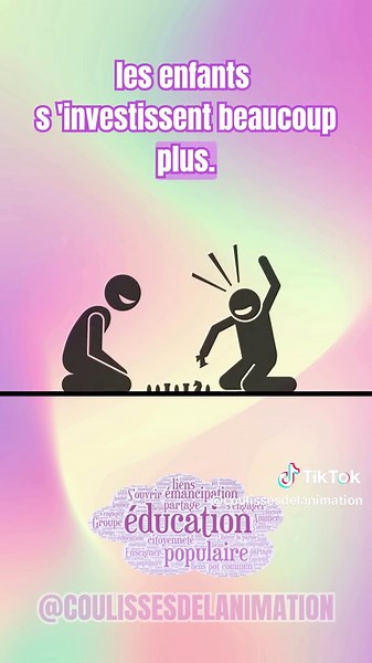 Dans l’animation, il existe plusieurs postures dans le jeu : laisser jouer, faire jouer, donner à jouer… et jouer avec. Et parfois, le simple fait qu’un animateur entre dans le jeu change complètement l’ambiance d’un groupe. Un jeu banal peut devenir un moment incroyable. Animateurs : vous jouez souvent avec les enfants ou vous restez plutôt en retrait ? #animation #bafa #animateur