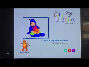 Baby Einstein Numbers Nursery 2003 DVD Menu Walk-through