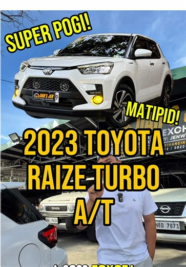 2023 Toyota Raize Turbo: Matipid at Techy SUV!
