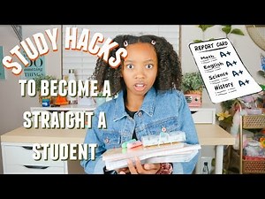 How To Get STRAIGHT As in SCHOOL. Study Hacks